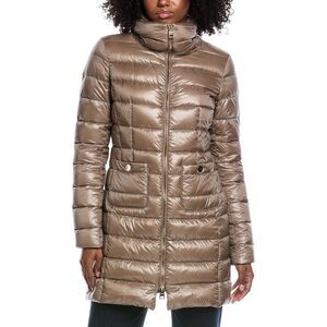 Herno Womens  Maria Medium Down Jacket, Brown